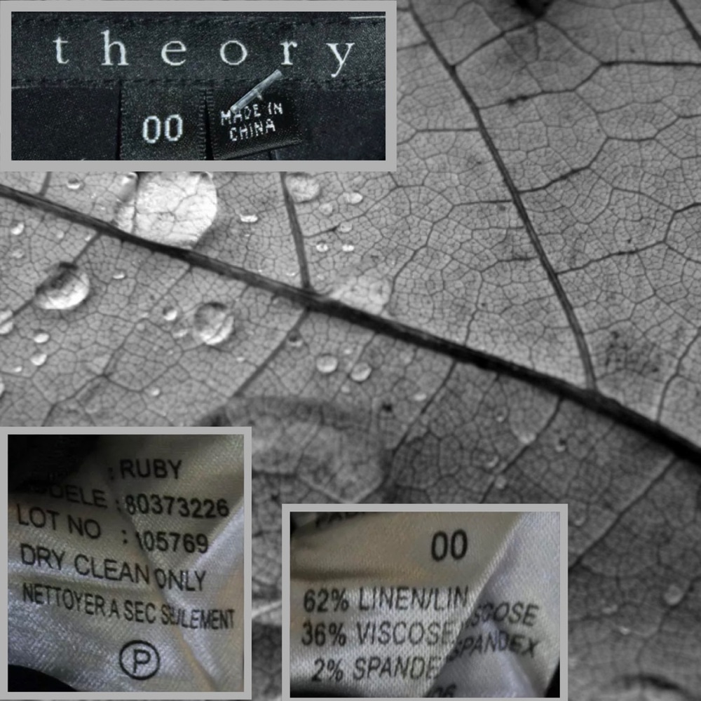 Theory Classic Black Structured Cuffed Shorts - image 4